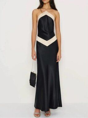 reformation elaina satin dress Elaina Satin Dress Reformationtext=this Is A Dress Ilong and It Has Pockets